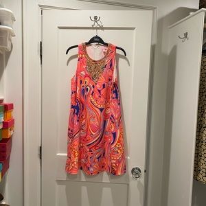 Lilly Pulitzer embellished swing dress